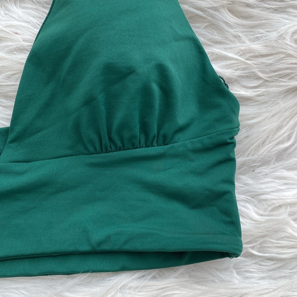 L*Space | Emerald Green Olivia Bikini Top - Picture 7 of 11